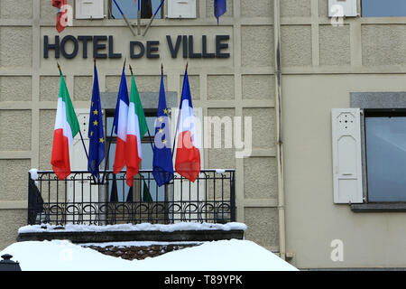 Hôtel de Ville. Saint-Gervais-les-Bains. Stock Photo
