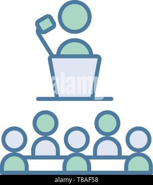 Presentation icon. vector sign symbol Presentation icon Stock Vector