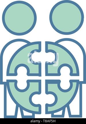 Team Project icon. vector sign symbol Stock Vector