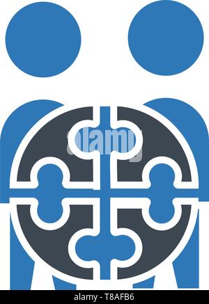 Team Project icon. vector sign symbol Stock Vector