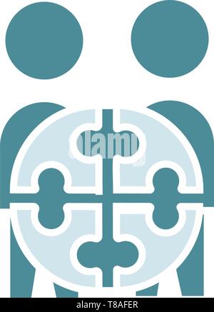 Team Project icon. vector sign symbol Stock Vector