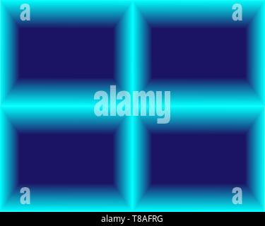 abstract background neon bright blue squares Stock Vector