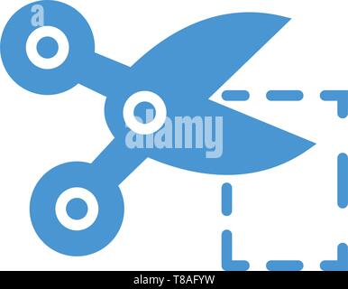 Coupon cutter icon- coupon cutter full editable vector icon for website or mobile. Stock Vector
