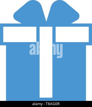 Gift box icon- vector gift box editable icon for website and mobile apps. Stock Vector