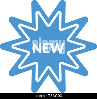 New vector icon- new sticker editable vector icon for website and mobile apps. Stock Vector