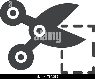 Coupon cutter icon- coupon cutter full editable vector icon for website or mobile. Stock Vector