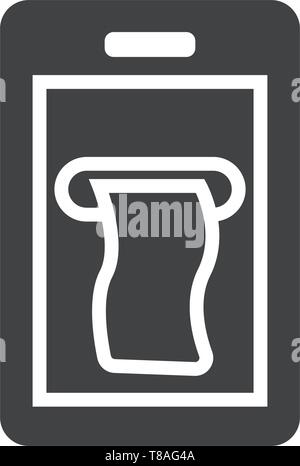 mobile payment icon- vector mobile payment editable icon for website and mobile apps. Stock Vector