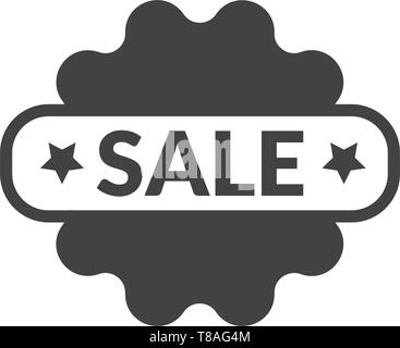 sale stick icon- sale stick vector editable icon for website and mobile apps. Stock Vector
