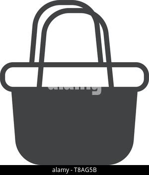 Basket vector icon- Full editable basket vector icon for website and mobile apps. Stock Vector