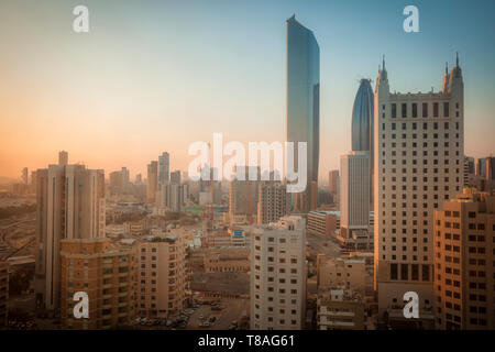 Kuwait City, aerial view of Kuwait City Stock Photo - Alamy