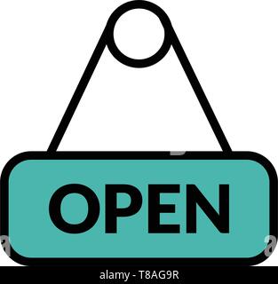 Open vector icon- Full editable open vector icon for website and mobile apps. Stock Vector