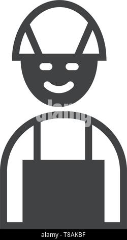 firefighter icon. vector sing symbol Stock Vector
