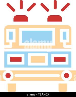 fire brigade icon. vector sign symbol Stock Vector