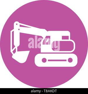 Crane machine icon- vector sign symbol Crane icon. Stock Vector
