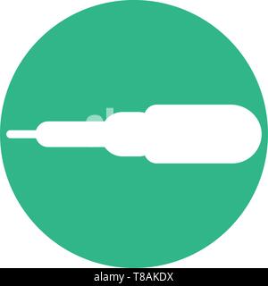 Screwdriver icon- vector sign symbol Screwdriver. Stock Vector