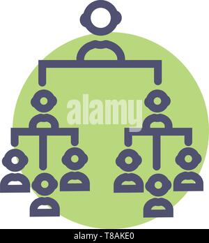 Hierarchy vector sign symbol. vector clean Hierarchy icon for website or mobile apps Stock Vector