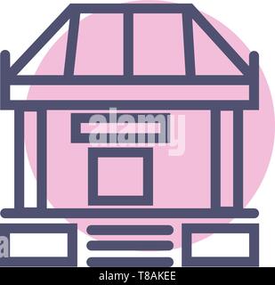 Bank perfect icon. vector sign symbol bank 64X64 perfect website or mobile apps icon- vector Stock Vector