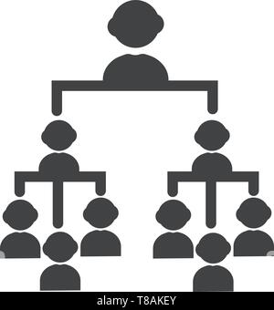 Hierarchy vector sign symbol. vector clean Hierarchy icon for website or mobile apps Stock Vector