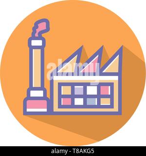 Factory Simple vector icon Stock Vector Image & Art - Alamy