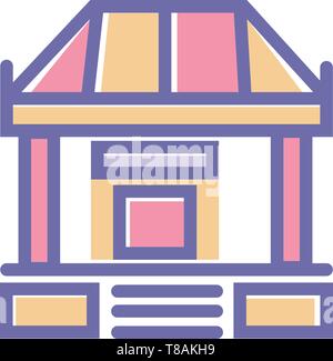 Bank perfect icon. vector sign symbol bank 64X64 perfect website or mobile apps icon- vector Stock Vector
