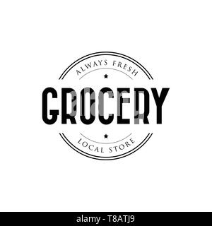 Grocery store local market vector Stock Vector