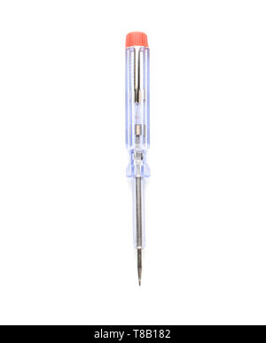Tester pen on white background Stock Photo