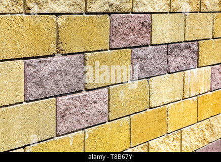 Solid stone wall as creative background texture Stock Photo