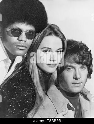 Jun. 02, 2010 - THE MOD SQUAD.SUPPLIED SMP-  PHOTOS, INC..TV-FILM STILL..MICHAEL COLE , PEGGY LIPTON AND CLARENCE WILLIAMS III(Credit Image: © Globe Photos/ZUMApress.com) Stock Photo