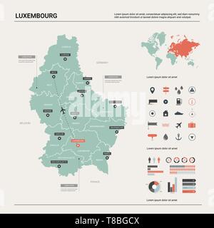 Flags, Symbols, & Currencies of Luxembourg - World Atlas