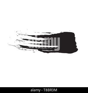 Ink vector brush stroke background. Vector illustration. Grunge texture. Stock Vector