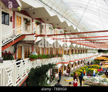 December 23, 2018-Cameron Highland : beautiful view of kea garden guesthouse in Cameron Highland Malaysia Stock Photo