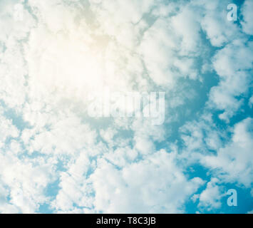 Blue sky with the blue sky Stock Photo
