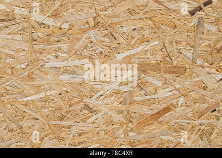 OSB board plywood wooden background texture Stock Photo