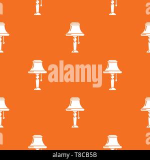 Kitchen lamp pattern vector orange Stock Vector