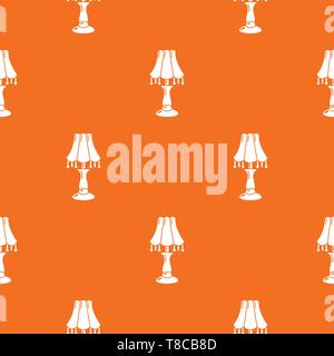 Close lamp pattern vector orange Stock Vector