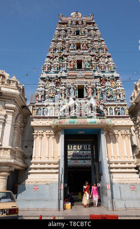 Sri Mahamariamman Temple is the oldest Hindu temple in Kuala Lumpur, Malaysia. Founded in 1873 Stock Photo