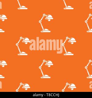 Table lamp pattern vector orange Stock Vector