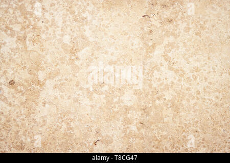 Abstract blank background with a polished flat surface made of natural stone beige color Stock Photo