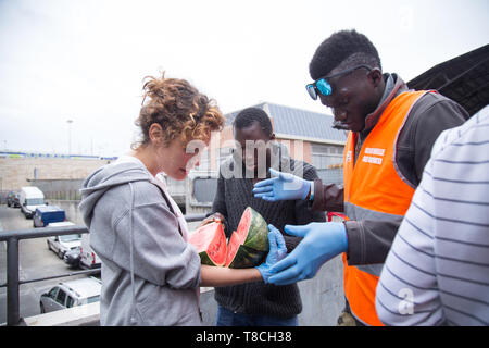 Roma, Italy. 11th May, 2019. A project organized by the Eco dalle Città association with the sponsorship of the I municipality to the new Esquilino market in Rome Credit: Matteo Nardone/Pacific Press/Alamy Live News Stock Photo