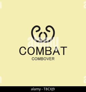 This logo can be used by companies with letter cc or w in company name, consulting companies, solutions, corporations, management services, agencies Stock Vector