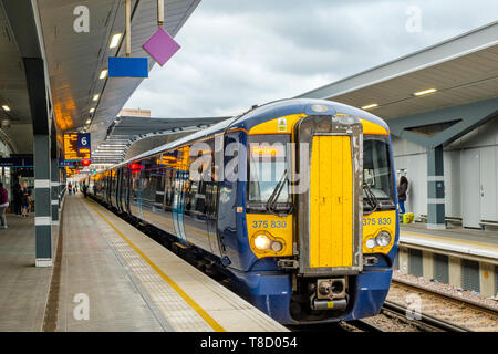 Southeastern Class 375 train to Hastings London Bridge Station