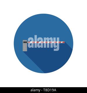 Parking barrier icon Stock Vector