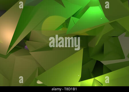 Backdrop, random geometric, CGI. For graphic design, catalog, texture ...