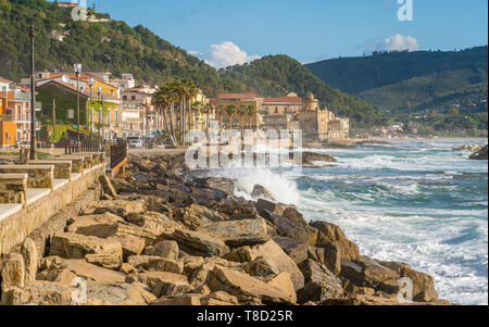 The beautiful village of Santa Maria di Castellabate, Cilento, Campania, southern Italy. Stock Photo