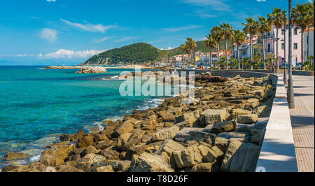 The beautiful village of Santa Maria di Castellabate, Cilento, Campania, southern Italy. Stock Photo