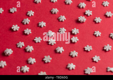 decoration for cake. top view. close up photo. art . making a cake. ingredients for homemade cake Stock Photo