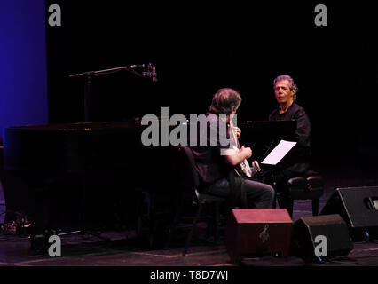 May 11, 2019 - BELA FLECK and CHICK COREA, multi Grammy winners  bring piano and banjo together at the Sandler Center  in VIRGINIA BEACH, VIRGINIA  11 MAY 2019..Â©Jeff Moore (Credit Image: © Jeff Moore/ZUMA Wire) Stock Photo