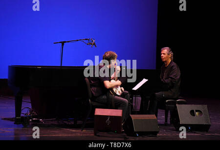 May 11, 2019 - BELA FLECK and CHICK COREA, multi Grammy winners  bring piano and banjo together at the Sandler Center  in VIRGINIA BEACH, VIRGINIA  11 MAY 2019..Â©Jeff Moore (Credit Image: © Jeff Moore/ZUMA Wire) Stock Photo