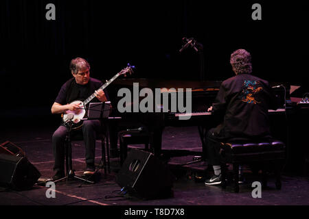 May 11, 2019 - BELA FLECK and CHICK COREA, multi Grammy winners  bring piano and banjo together at the Sandler Center  in VIRGINIA BEACH, VIRGINIA  11 MAY 2019..Â©Jeff Moore (Credit Image: © Jeff Moore/ZUMA Wire) Stock Photo