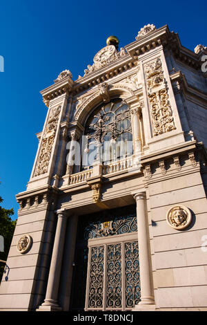 Banco de España. Bank of Spain building at Cibeles square. Madrid city, Spain Europe Stock Photo